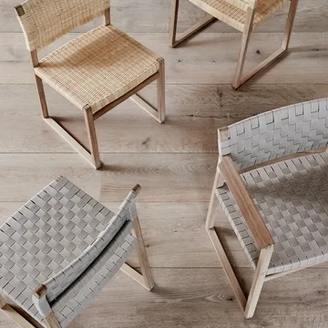 BM61 chair - Woven natural-oiled oak frame - Fredericia Furniture
