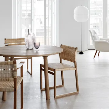 BM61 chair - Woven natural-oiled oak frame - Fredericia Furniture