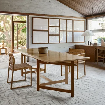 BM61 chair - Woven natural-oiled oak frame - Fredericia Furniture