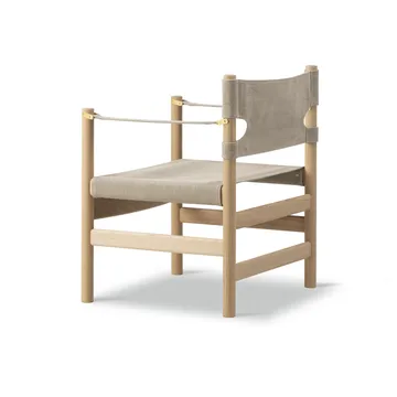 Canvas 21 armchair - Natural canvas-light oiled oak - Fredericia Furniture