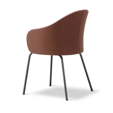 Gomo Armchair armchair tube base - Blazer CUZ4D Dunalk-black - Fredericia Furniture
