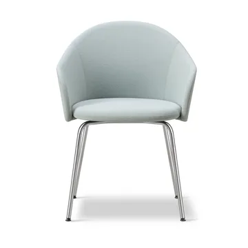 Gomo Armchair armchair tube base - Mylla 811-stainless steel - Fredericia Furniture