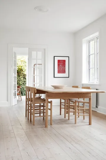 J39 chair, Light oiled oak-woven natural, 2-pack - Fredericia Furniture