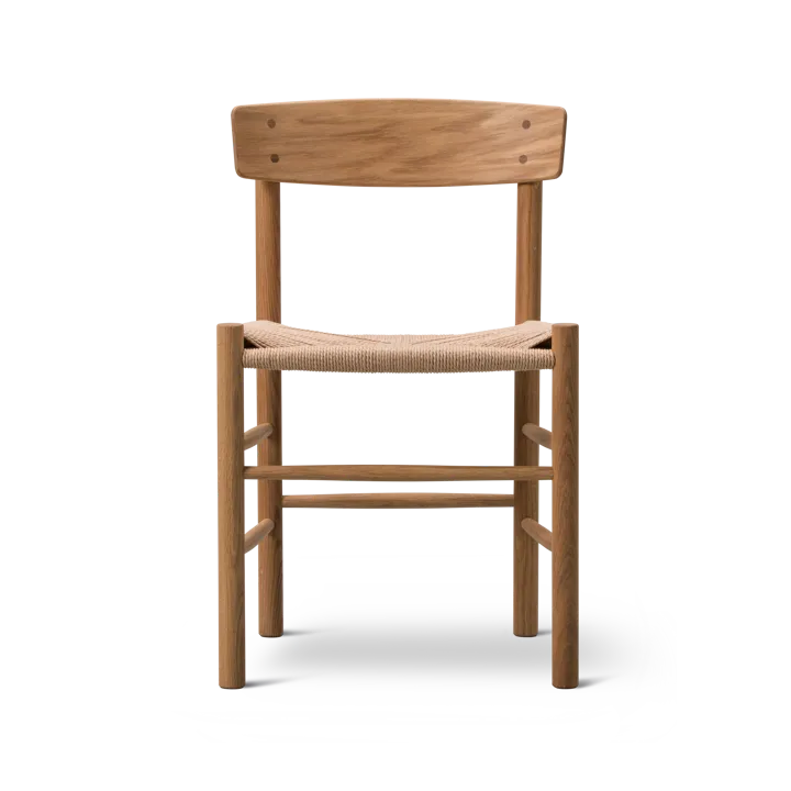 J39 chair - Oiled oak - braided natural - Fredericia Furniture