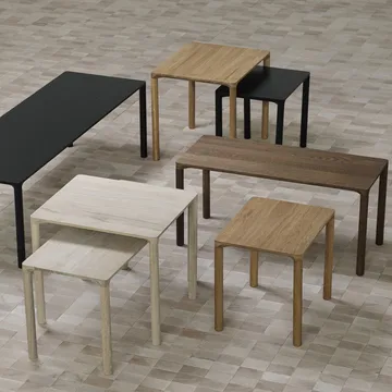 Piloti 6705 side table - Lacquered oak - height 41 cm - Fredericia Furniture