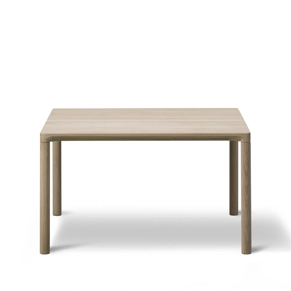 Piloti 6725 side table, Soaped oak-height 41 cm Fredericia Furniture