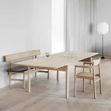 Post 6442 dining table - Soaped oak, 100x320 cm - Fredericia Furniture