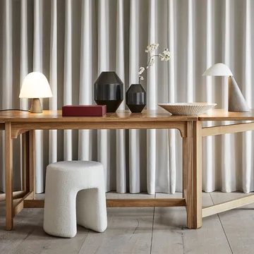 Sequoia ottoman - Hallingdal 110 grey - Fredericia Furniture