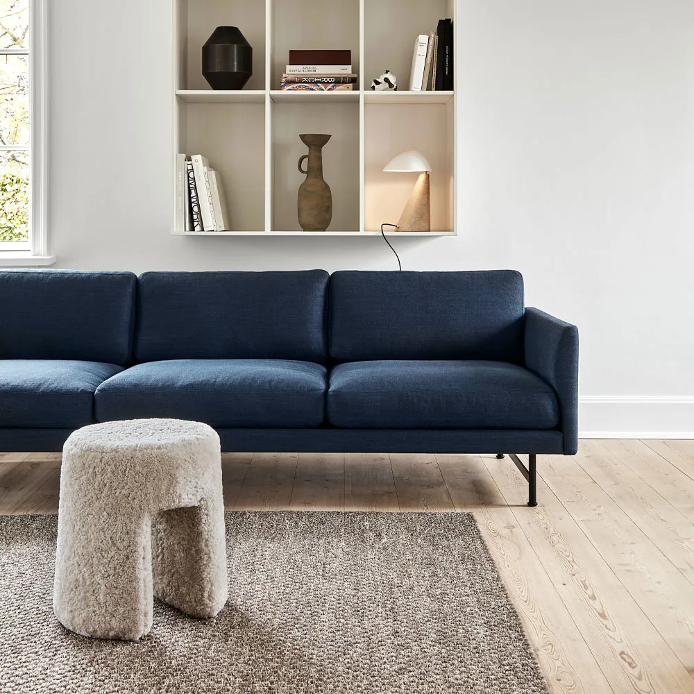 Sequoia ottoman, Hallingdal 110 grey Fredericia Furniture