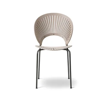 Trinidad 3398 chair - Stained light grey oak-Flint - Fredericia Furniture