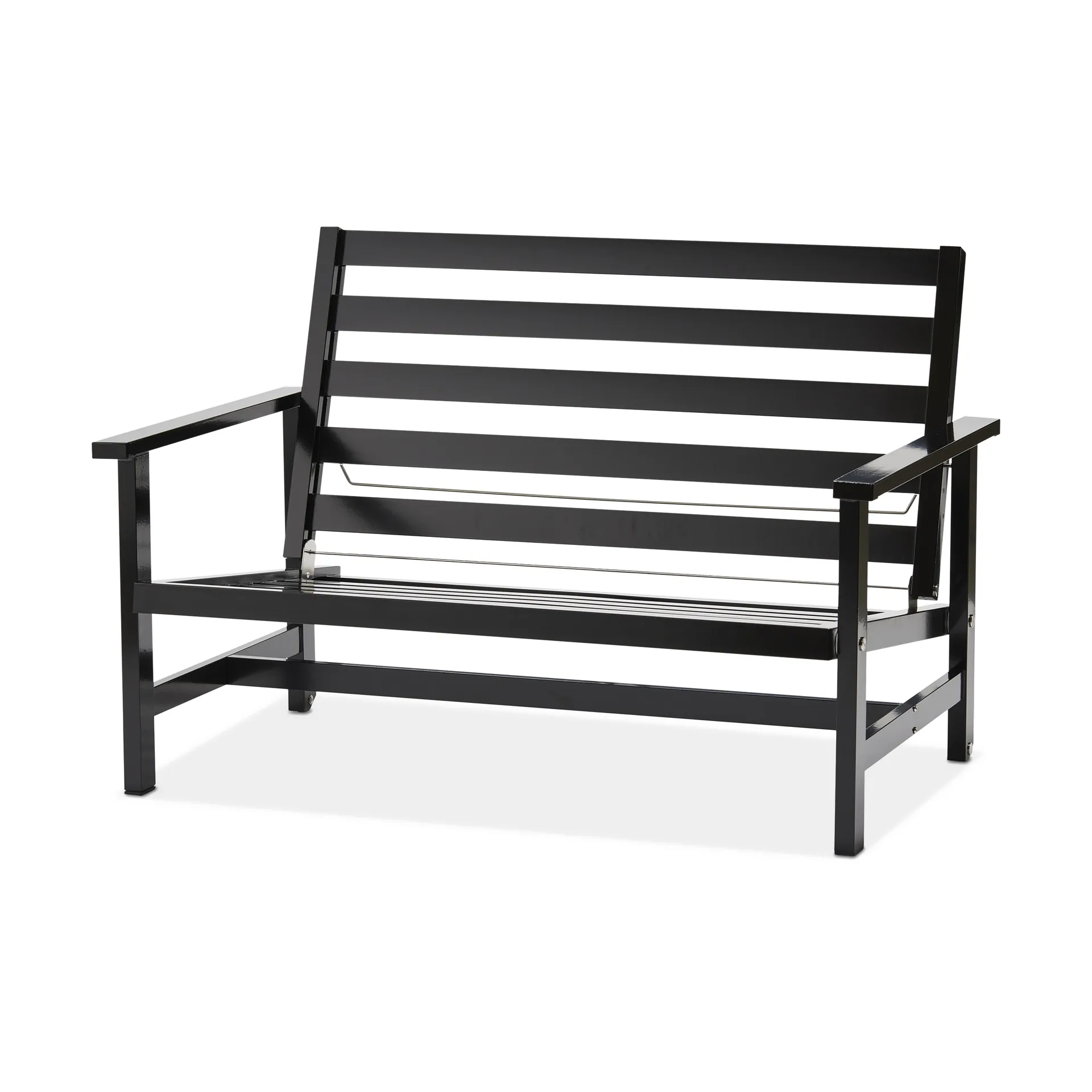 08 sofa, Black, 2 seater Fri Form