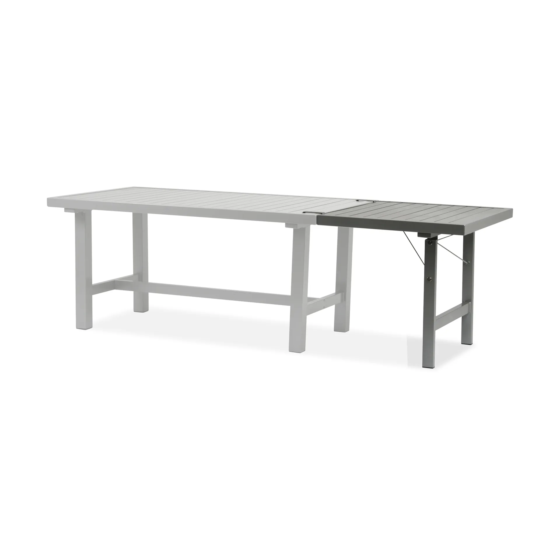 64 extension leaf with legs, Grey, H: 72 cm Fri Form