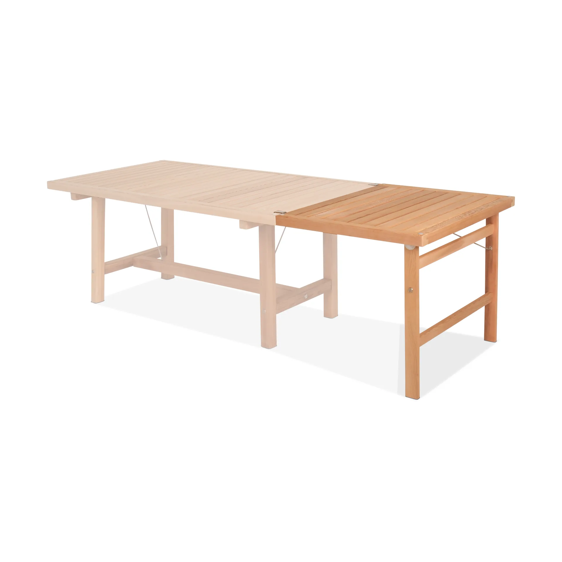 64 extension leaf with legs, Redwood, H: 68 cm Fri Form