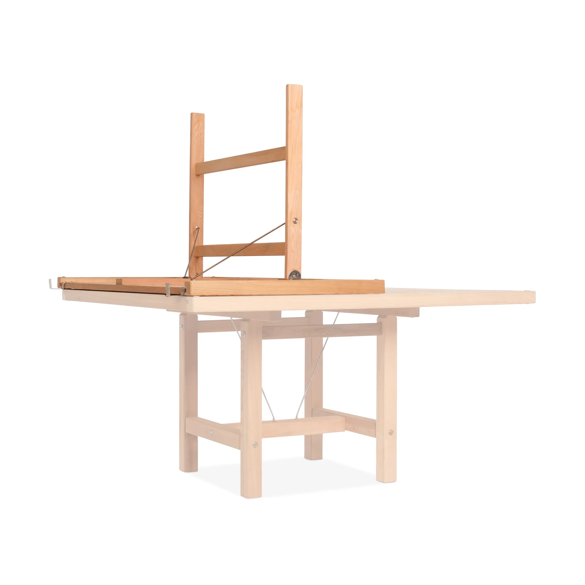 68 extension leaf with legs, Redwood, H: 68 cm Fri Form