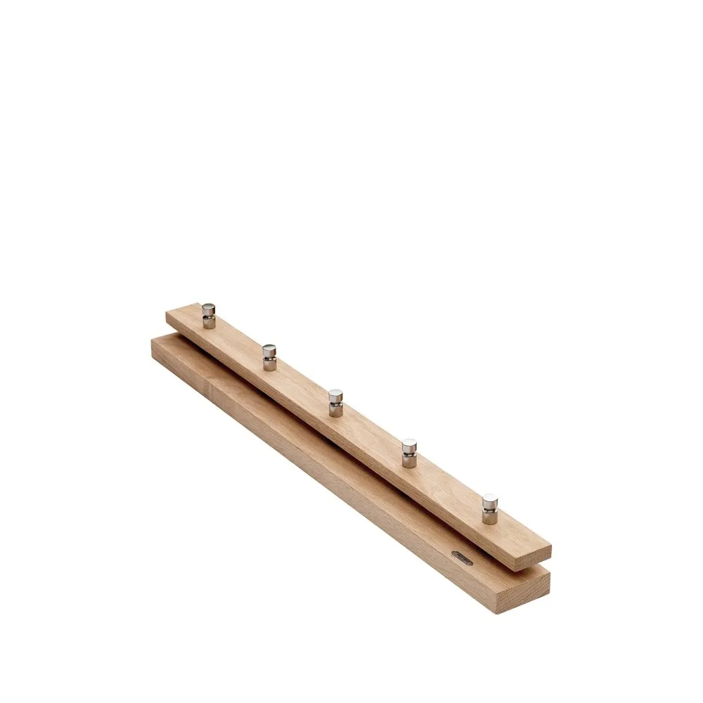 Cutter coat rack, Oak, 5 knobs Fritz Hansen