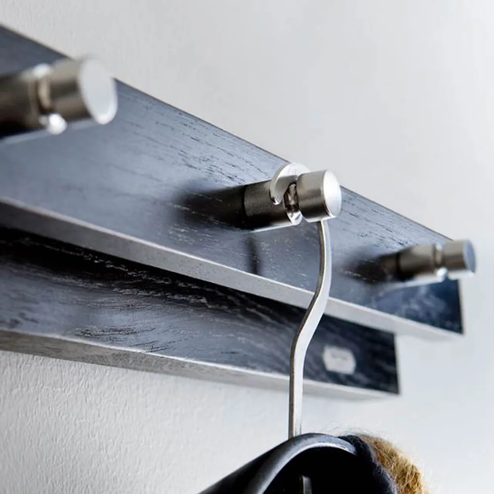 Cutter coat rack, Teak, 5 knobs Fritz Hansen