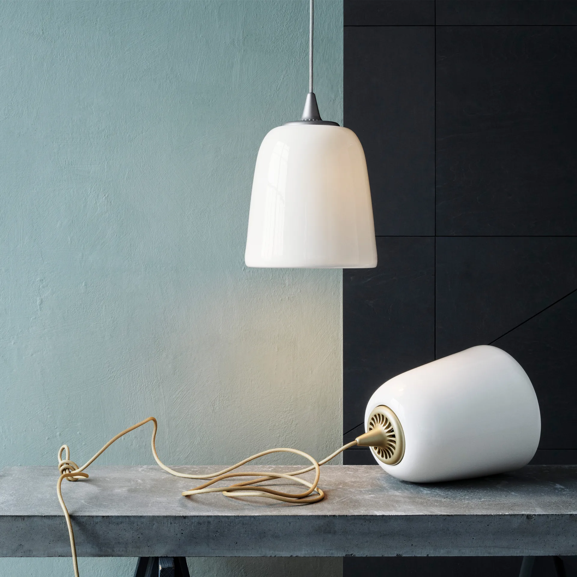 Dogu pendant light, Gold Fritz Hansen