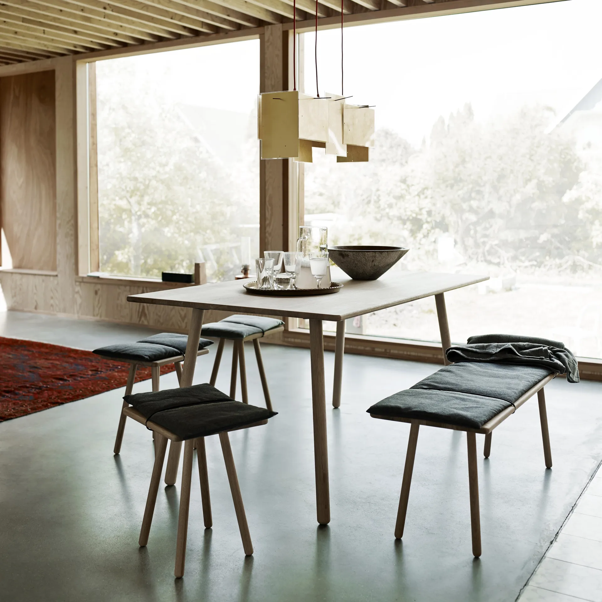 Georg bench, Oak Fritz Hansen