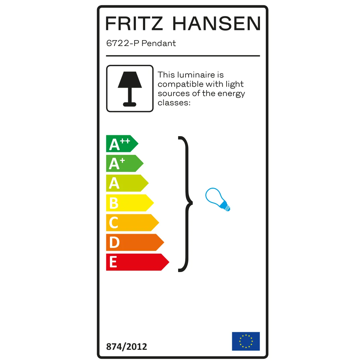 Kaiser Idell 6722-P pendant lamp, russet red Fritz Hansen