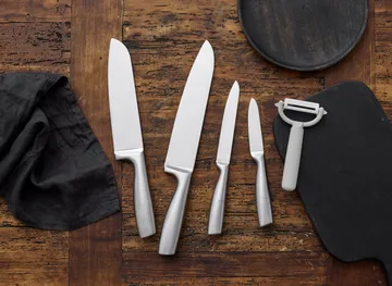 Funktion knife set 5 pieces - Steel - Funktion