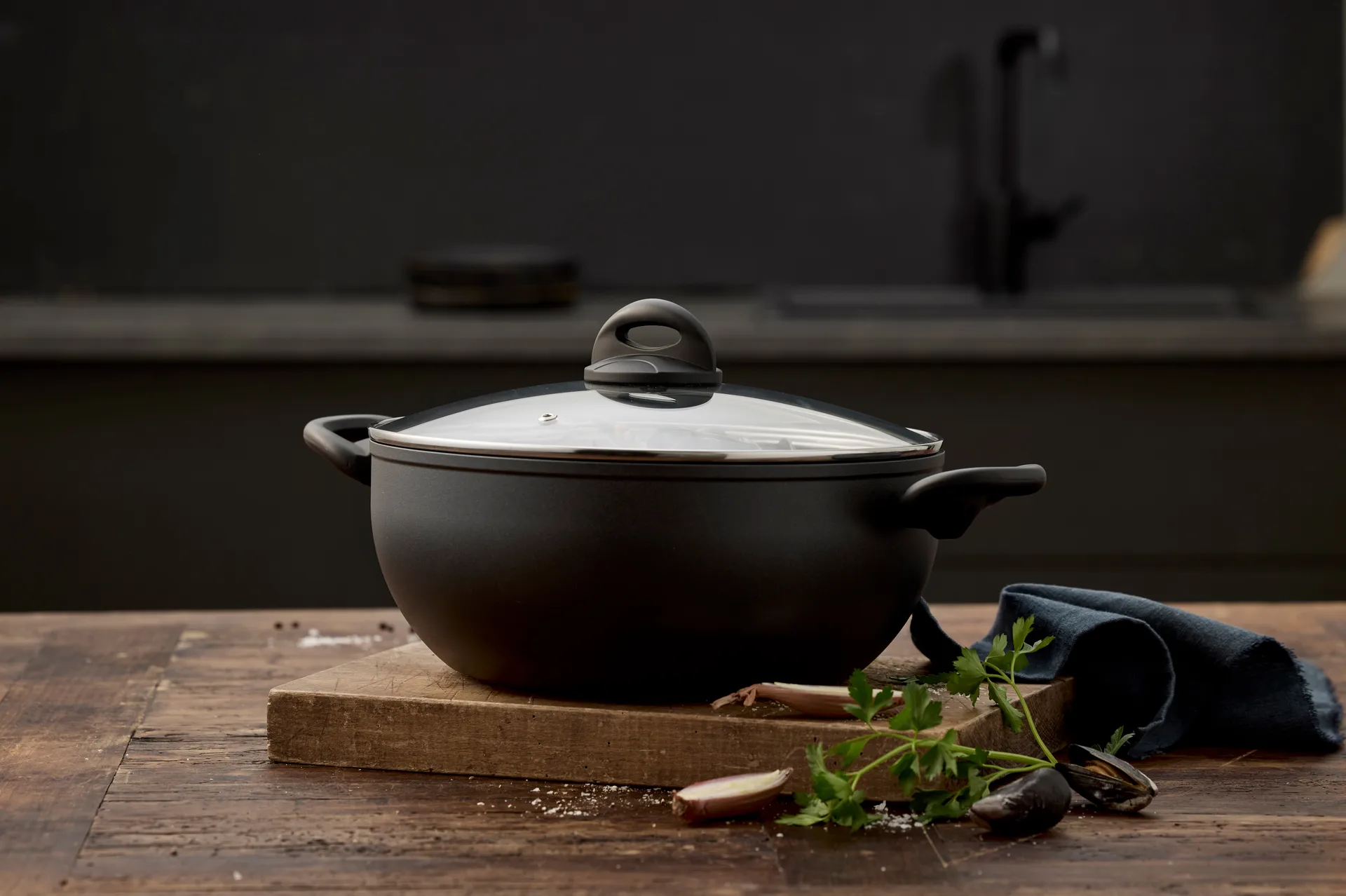 Funktion stew pot ceramica 6 liters, Black Funktion