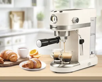 Armarcord espresso machine - Cream - G3 Ferrari