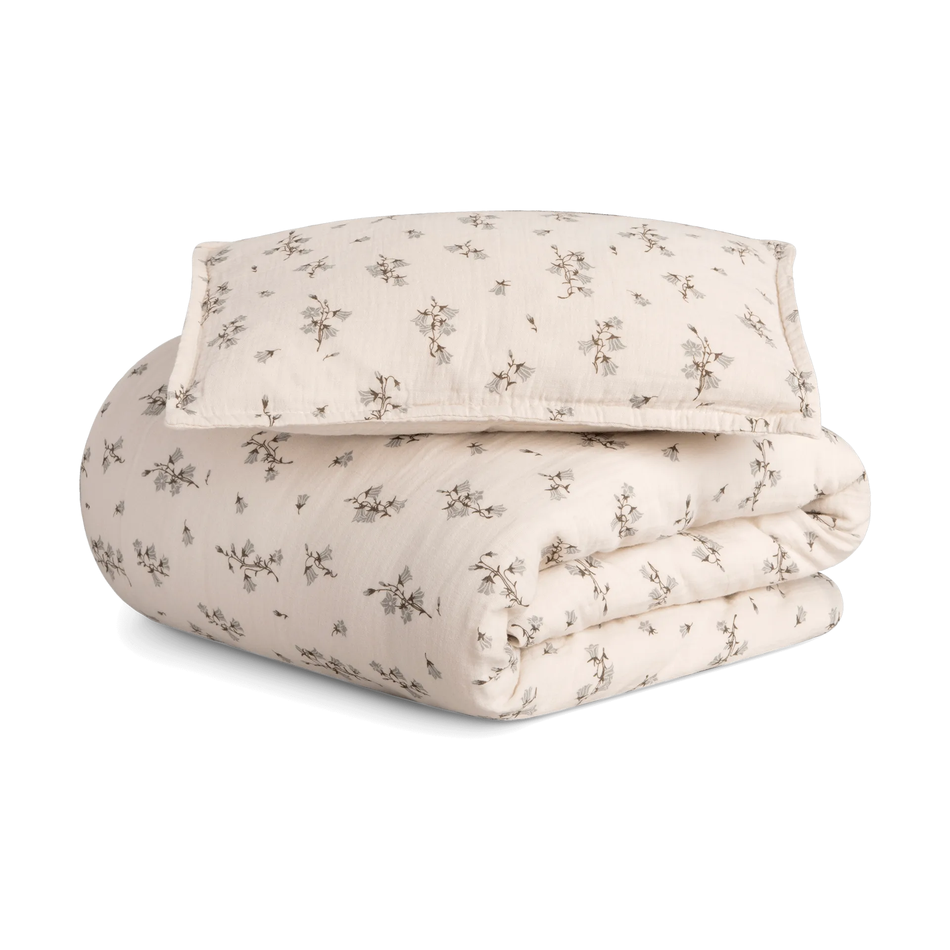 Bluebell Muslin bed set junior, 100x140 cm/40x45 cm Garbo&Friends