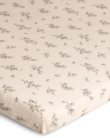 Bluebell Muslin fitted sheet - 140x200x30 cm - Garbo&Friends