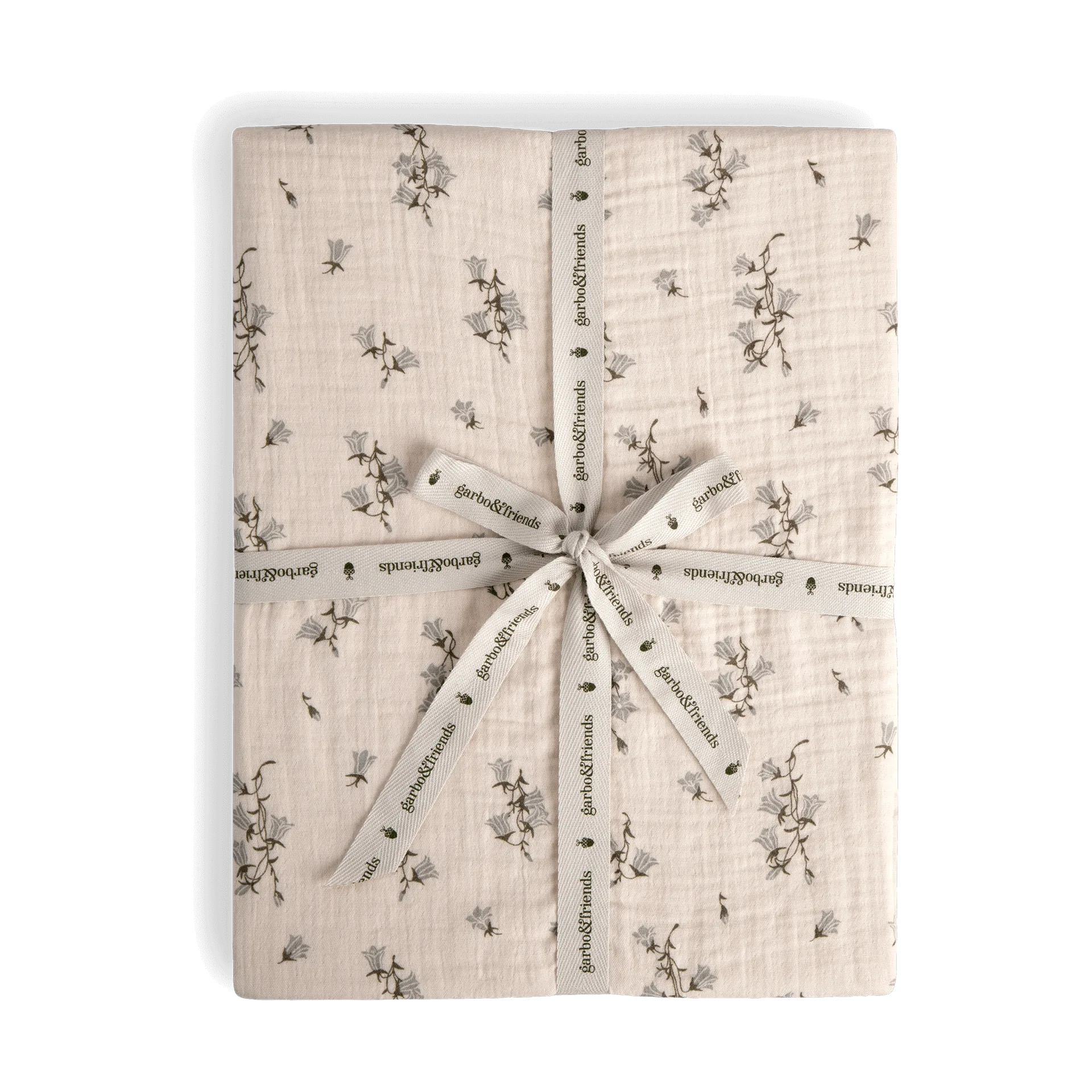 Bluebell Muslin fitted sheet, 180x200x30 cm Garbo&Friends