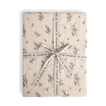 Bluebell Muslin fitted sheet - 60x120x20 cm - Garbo&Friends