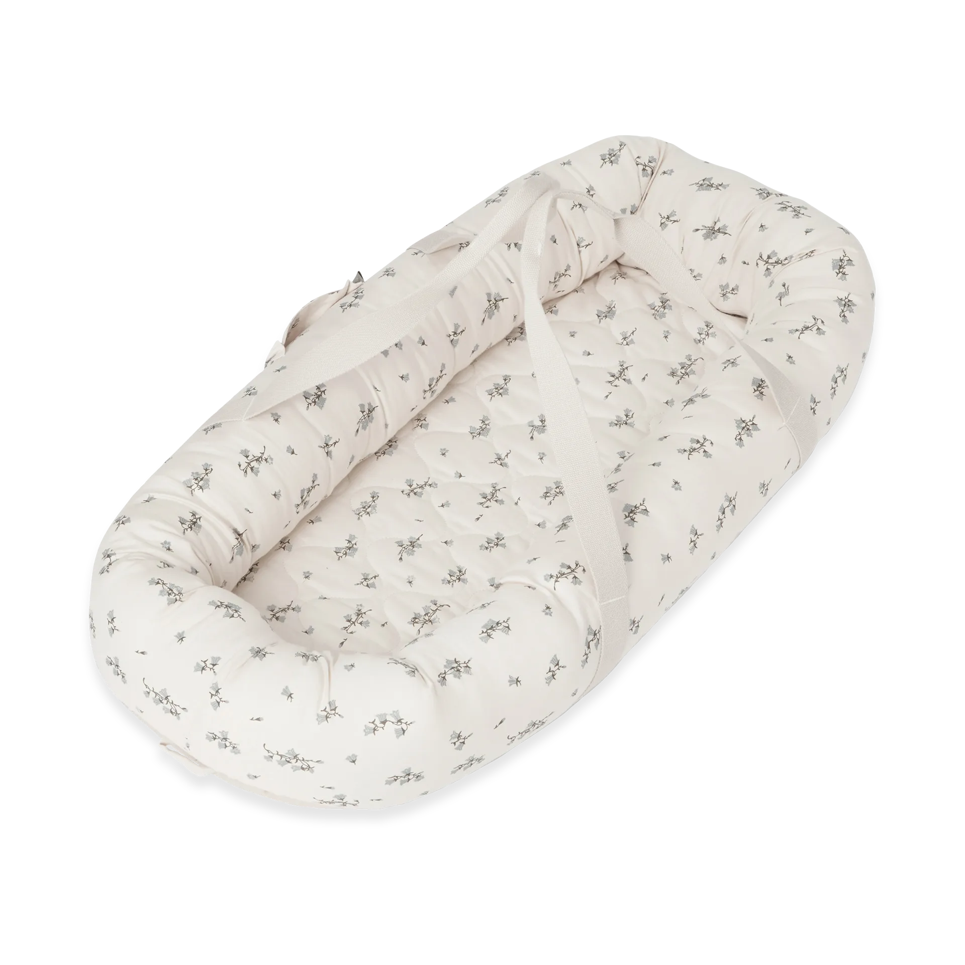 Bluebell satin quilted babynest, 43x87x16 cm Garbo&Friends