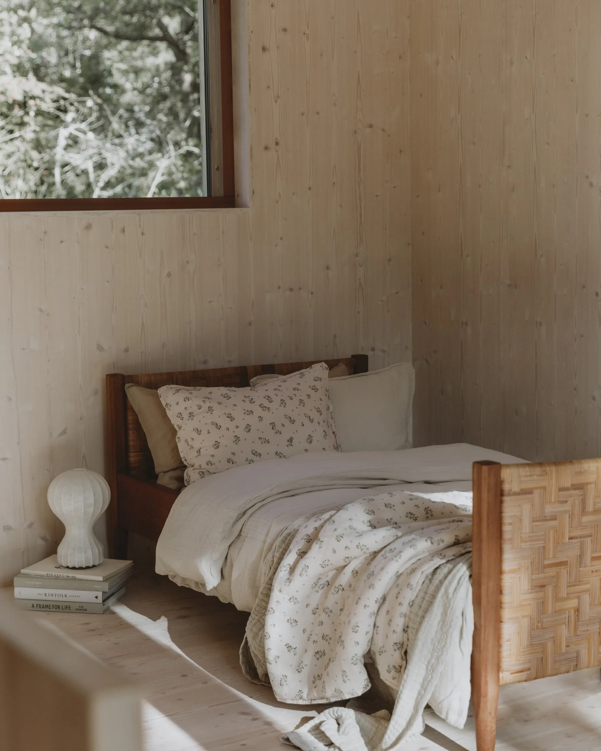 Eggshell Muslin bed set, 140x200 cm/50x75 cm Garbo&Friends