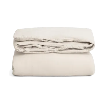 Eggshell Muslin duvet cover double - 220X220 cm - Garbo&Friends