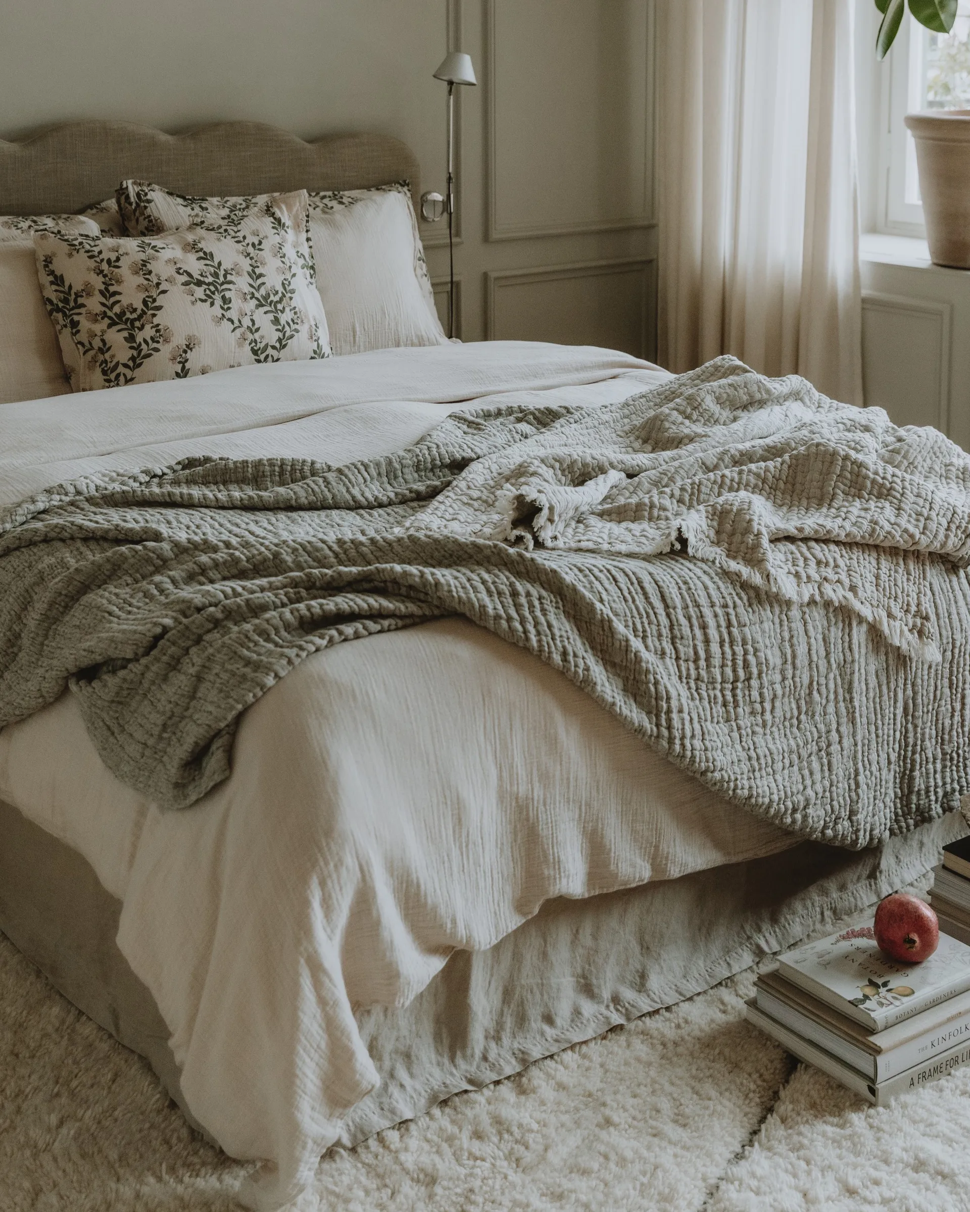 Eggshell Muslin duvet cover double, 240x220 cm Garbo&Friends