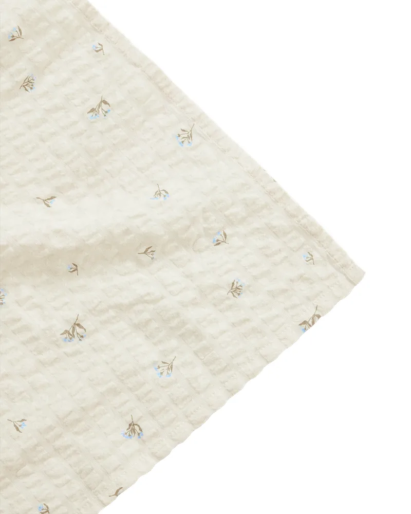 Grace Seersucker swaddle blanket, 110x110 cm Garbo&Friends