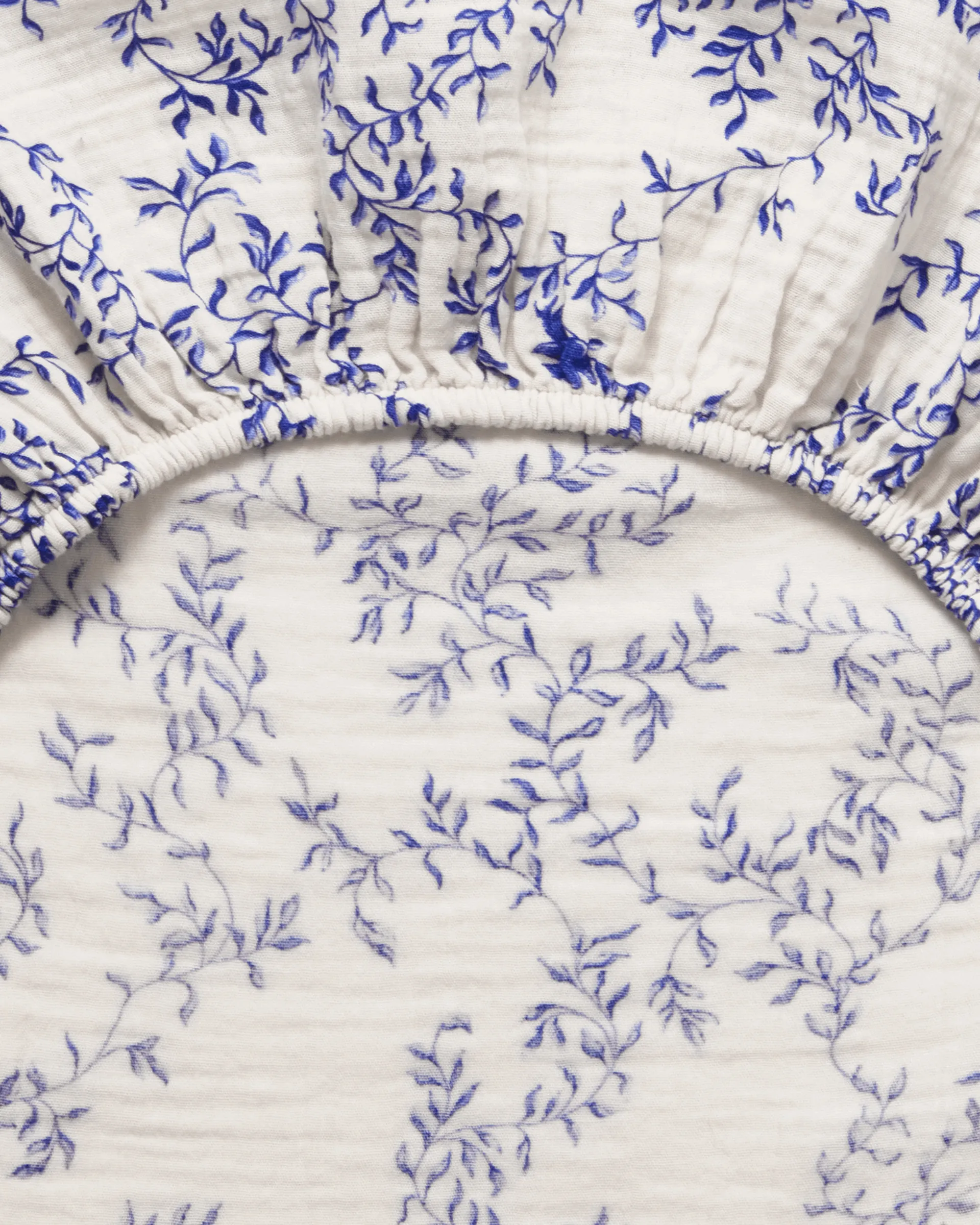 Jardim Muslin fitted sheet, 60x120x20 cm Garbo&Friends