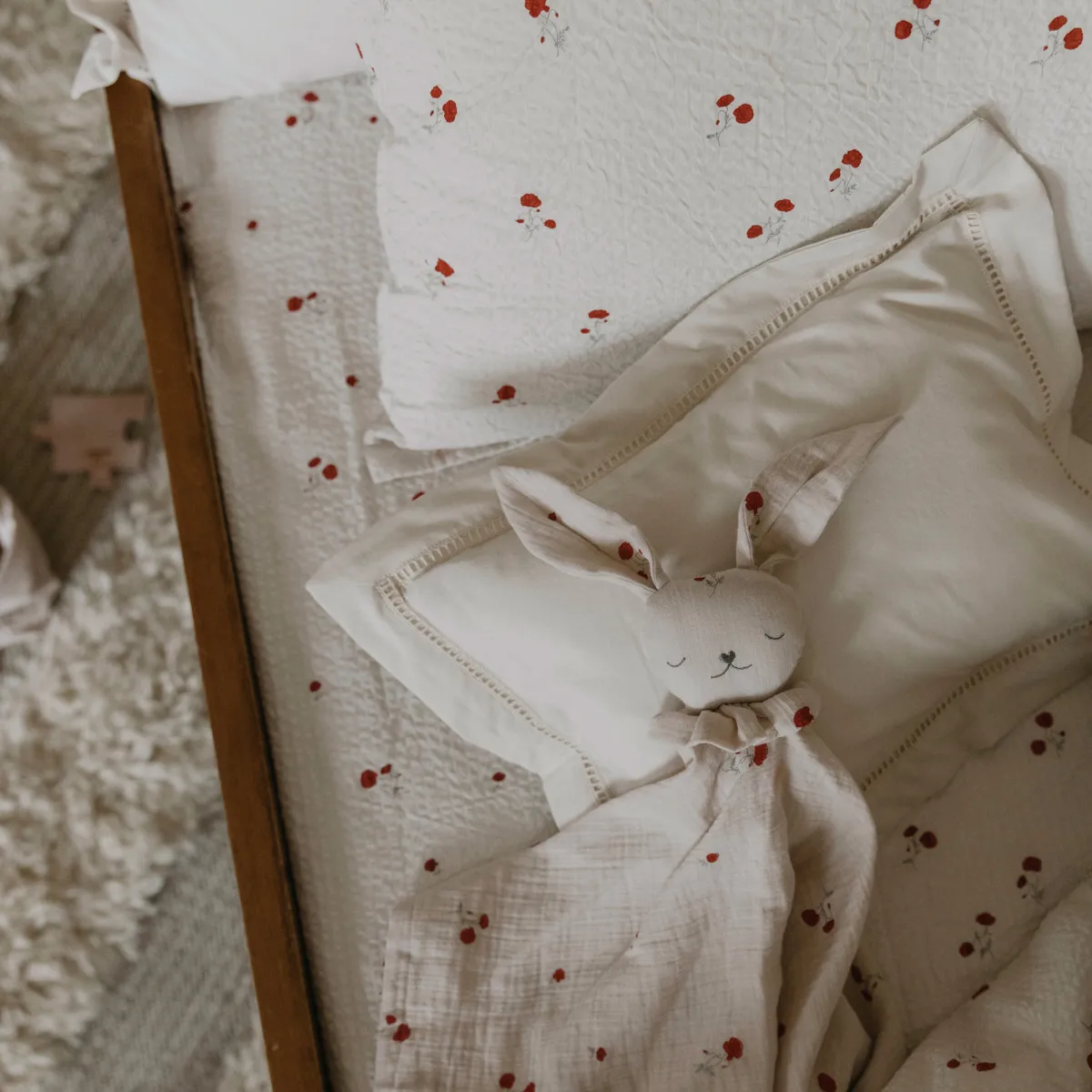 Pearl Ladder Lace bedding set baby, 70x80 cm/28x35 cm Garbo&Friends