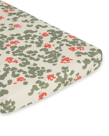 Pelargonium Muslin fitted sheet - 160x200x30 cm - Garbo&Friends