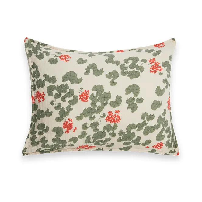 Pelargonium Muslin pillowcase, 50x60 cm Garbo&Friends