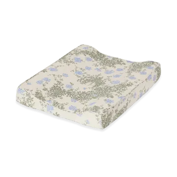 Plumbago satin quilted changing pad - 50x65x9 cm - Garbo&Friends