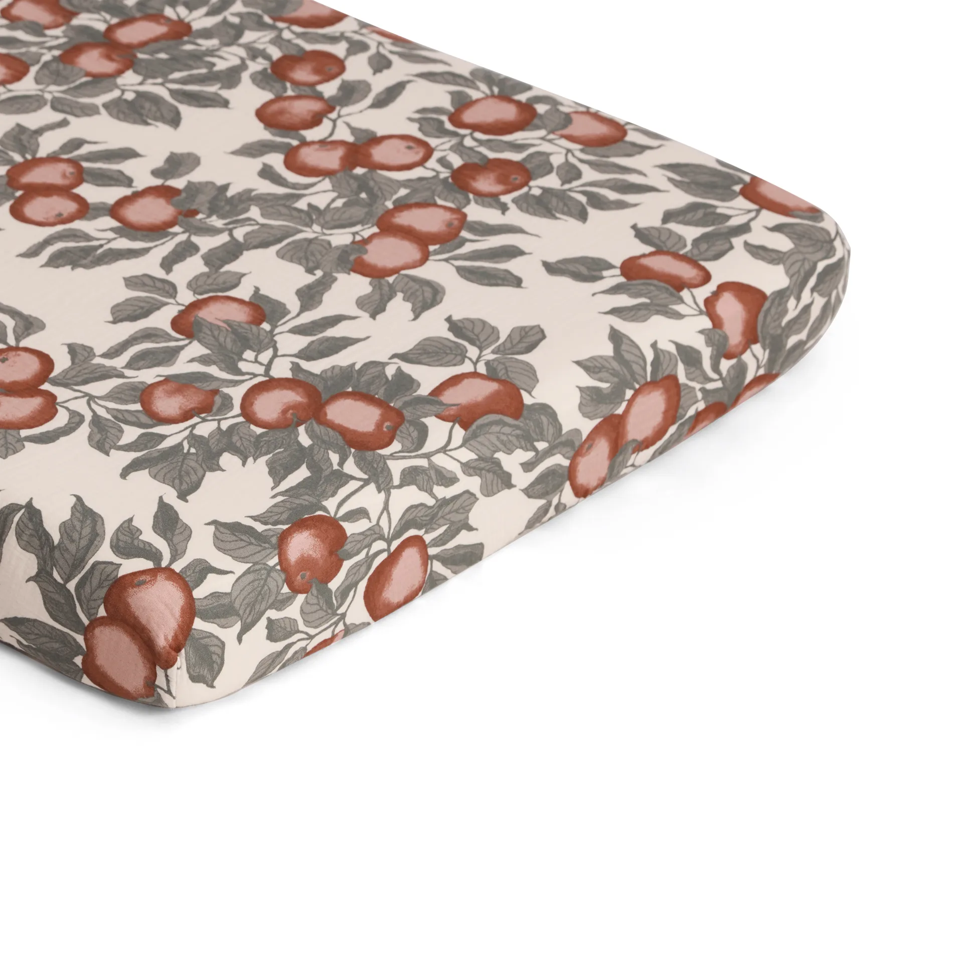 Pomme Muslin fitted sheet, 60x120x20 cm Garbo&Friends