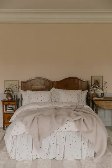 Poppy Seersucker bed skirt - 120x200x45 cm - Garbo&Friends