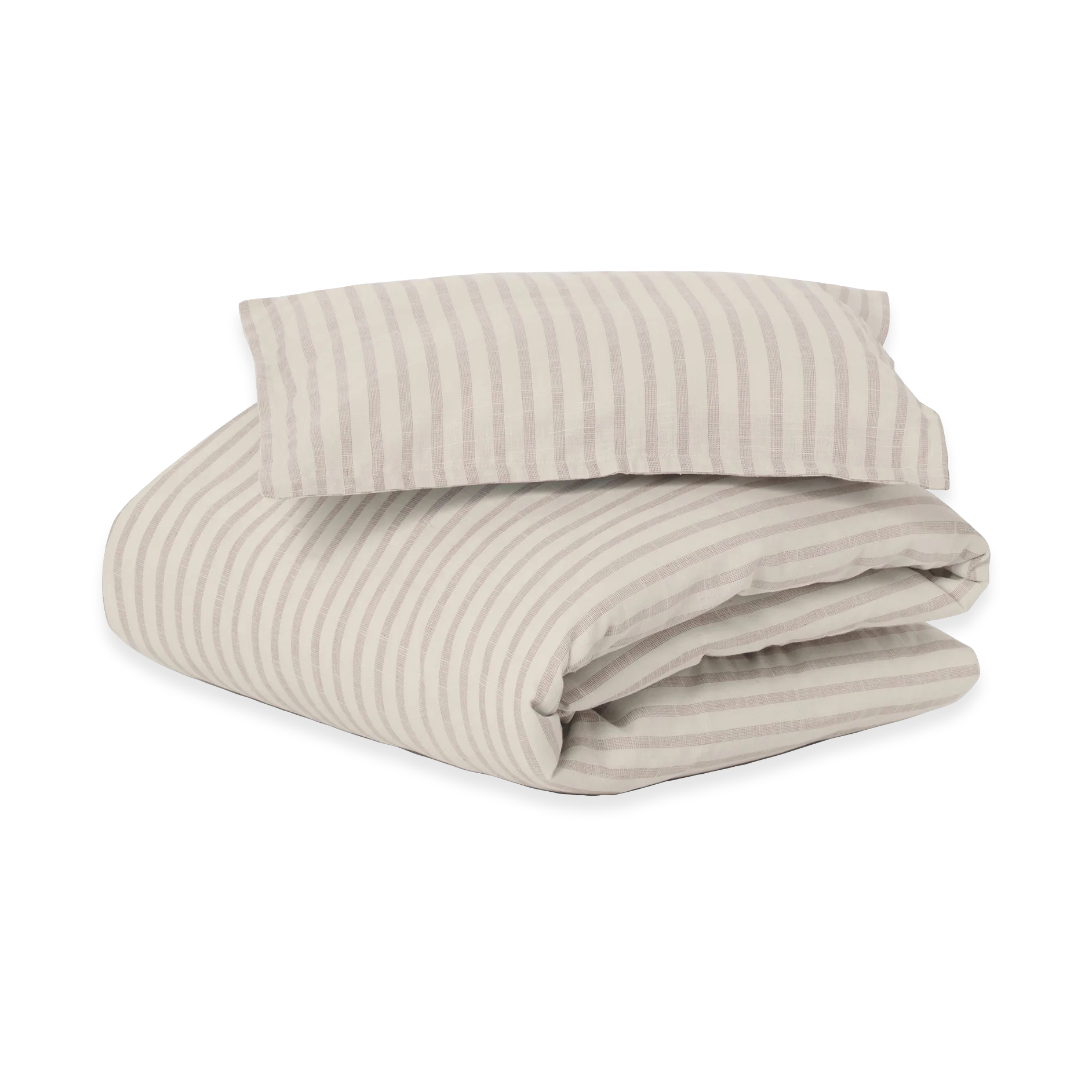 Stripe Mauve bedding set junior, 100x140 cm/40x60 cm Garbo&Friends