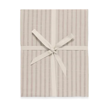 Stripe Mauve fitted sheet - 60x120x20 cm - Garbo&Friends