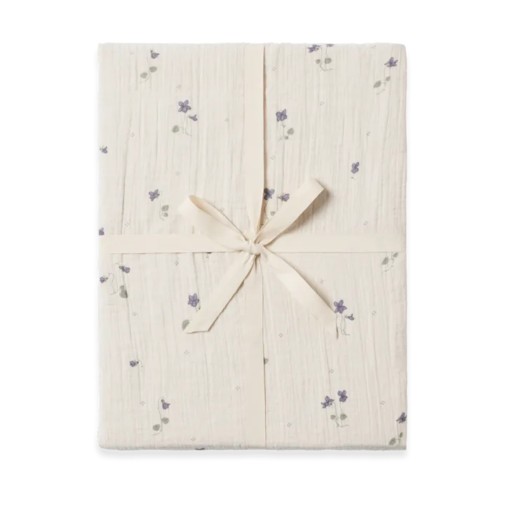 Viola Muslin fitted sheet - 140x200x30 cm - Garbo&Friends