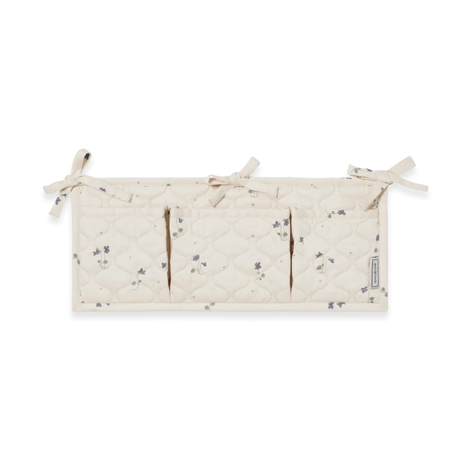 Viola Satin quilted bed pocket, 18x43 cm Garbo&Friends