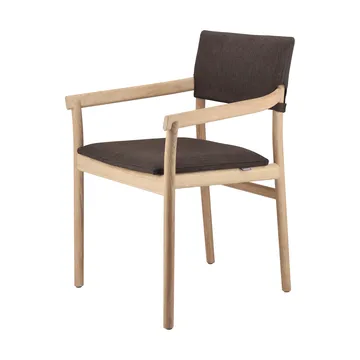 Vyn chair upholstered back - Monocoat natural-Lido 46 Mole - Gärsnäs