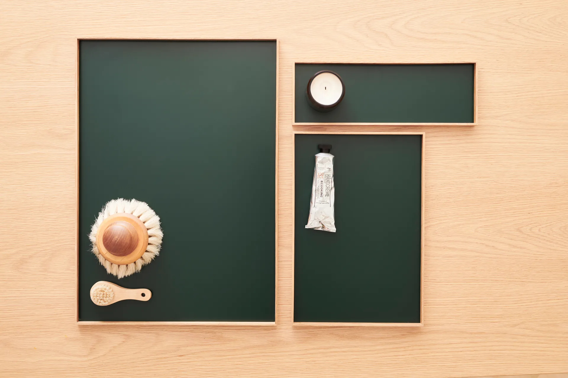 Frame tray medium 23x34 cm, Oak-green Gejst