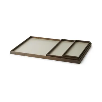 Frame tray small 11x32.4 cm - Smoked oak-Grey - Gejst