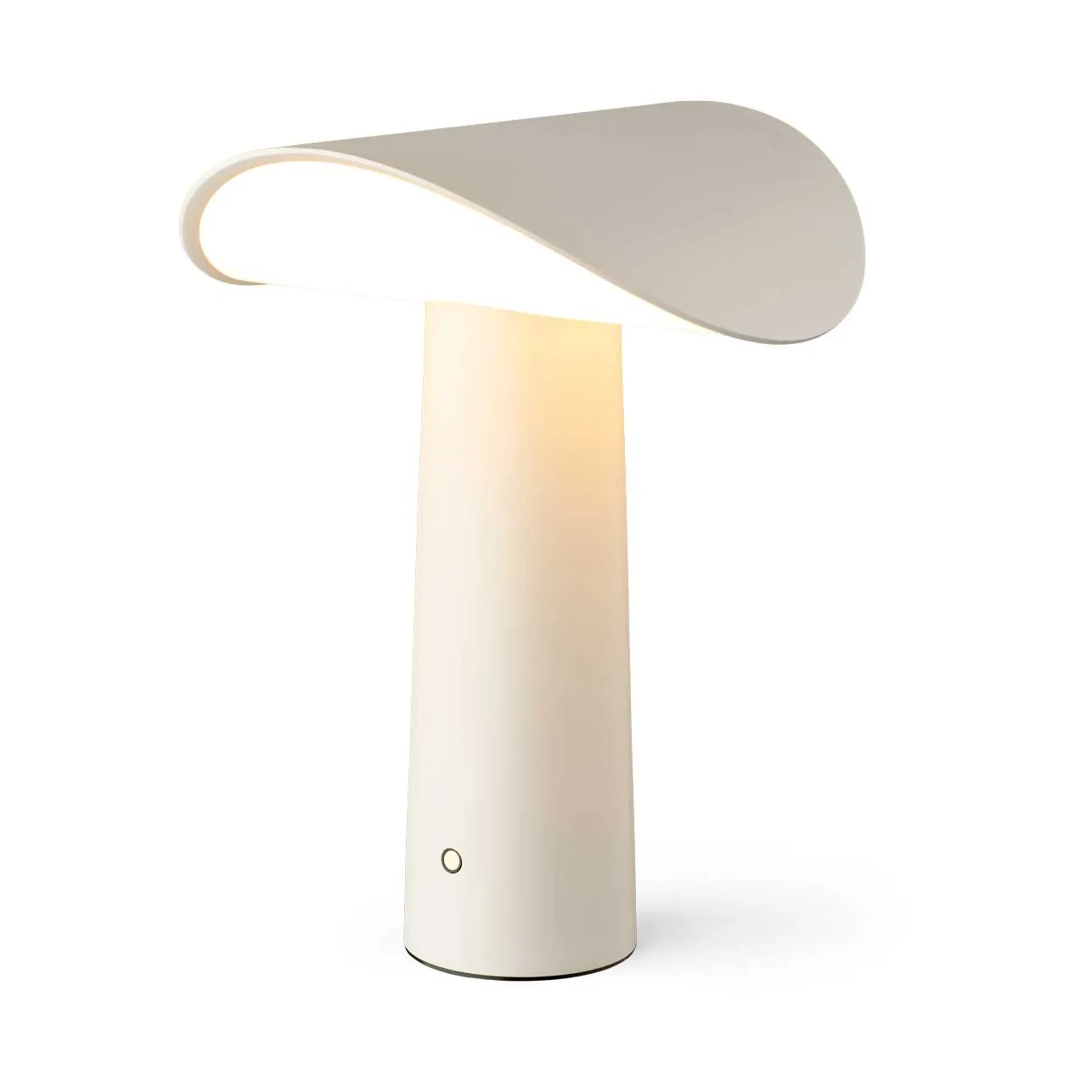 Lium portable table lamp 22.5 cm, Warm grey Gejst